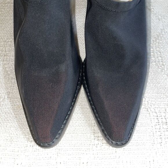 Nordstrom Women’s Dress Pumps Size 7 B Black Fabric Going Out Party Business - Picture 7 of 12